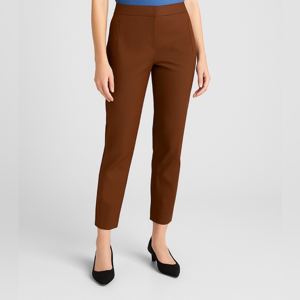 Worthington Women’s Brown Slim Ankle Pants Size 8 NWOT